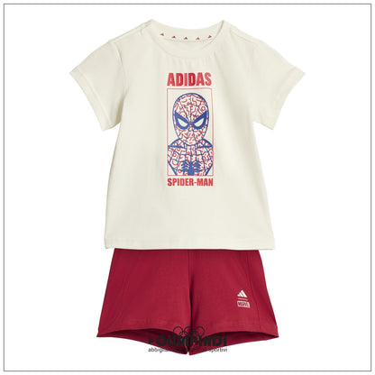 Completo Neonato Adidas Marvel Spider-Man Tee Set - JZ3550