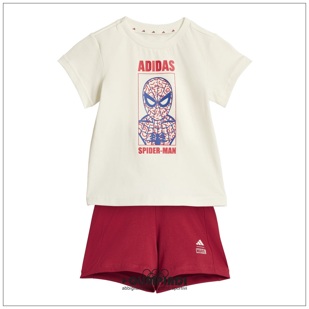 Completo Neonato Adidas Marvel Spider-Man Tee Set - JZ3550
