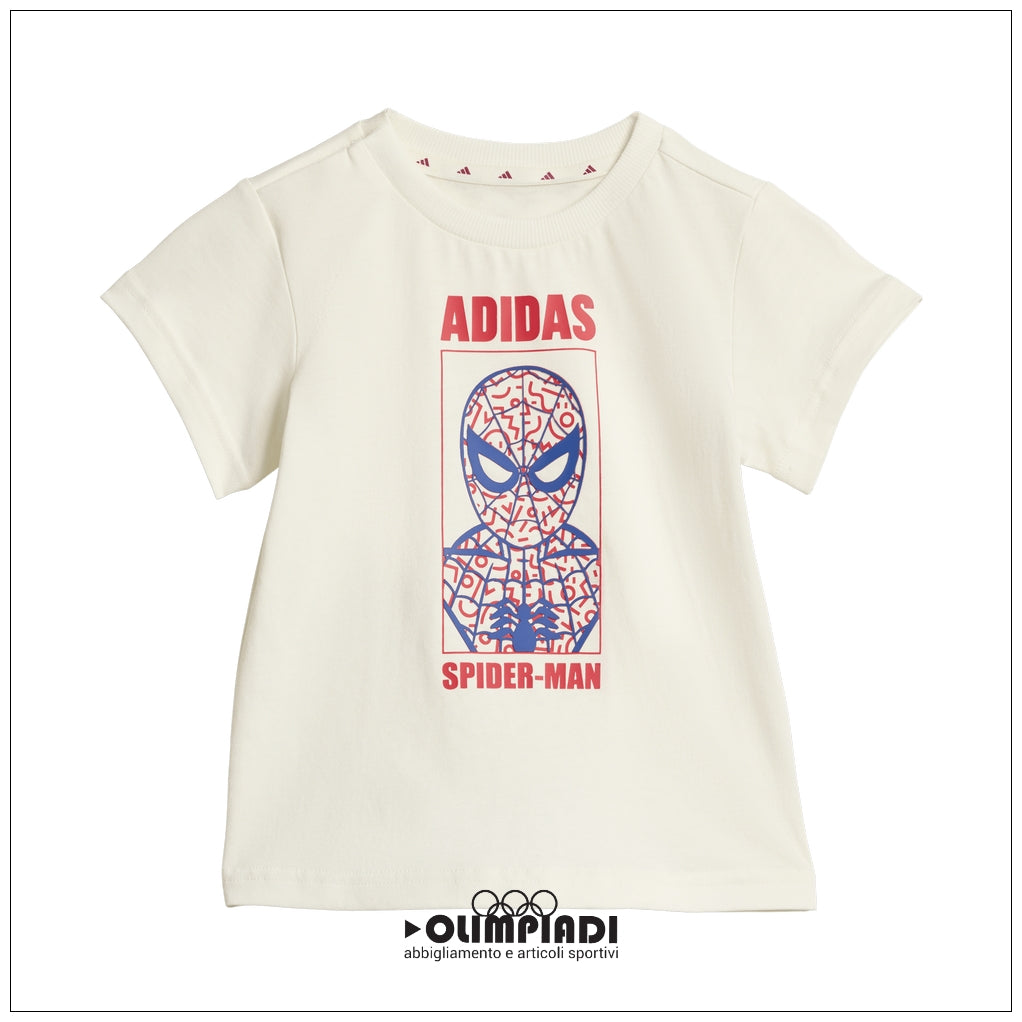 Completo Neonato Adidas Marvel Spider-Man Tee Set - JZ3550