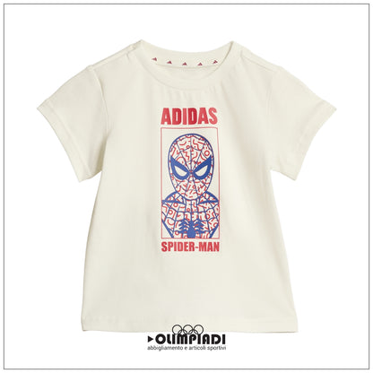 Completo Neonato Adidas Marvel Spider-Man Tee Set - JZ3550