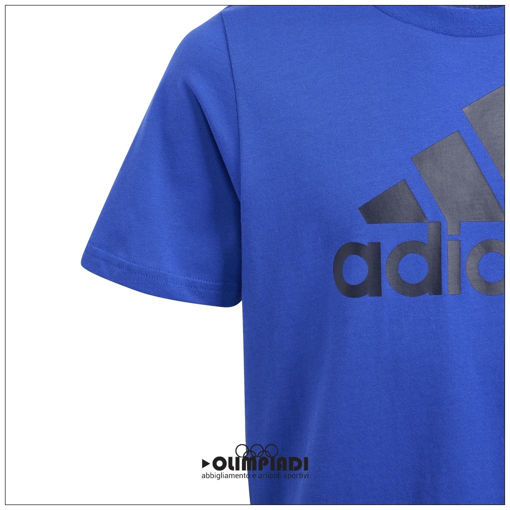 T-Shirt Uomo Adidas Essentials Big Logo - IJ6264 | Blu
