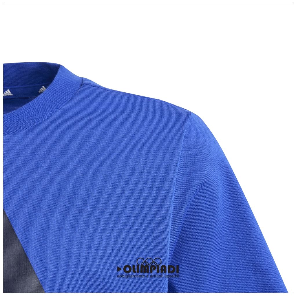 T-Shirt Uomo Adidas Essentials Big Logo - IJ6264 | Blu