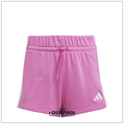 Pantaloncini Ragazza Adidas 3-Stripes French Terry - JF3675