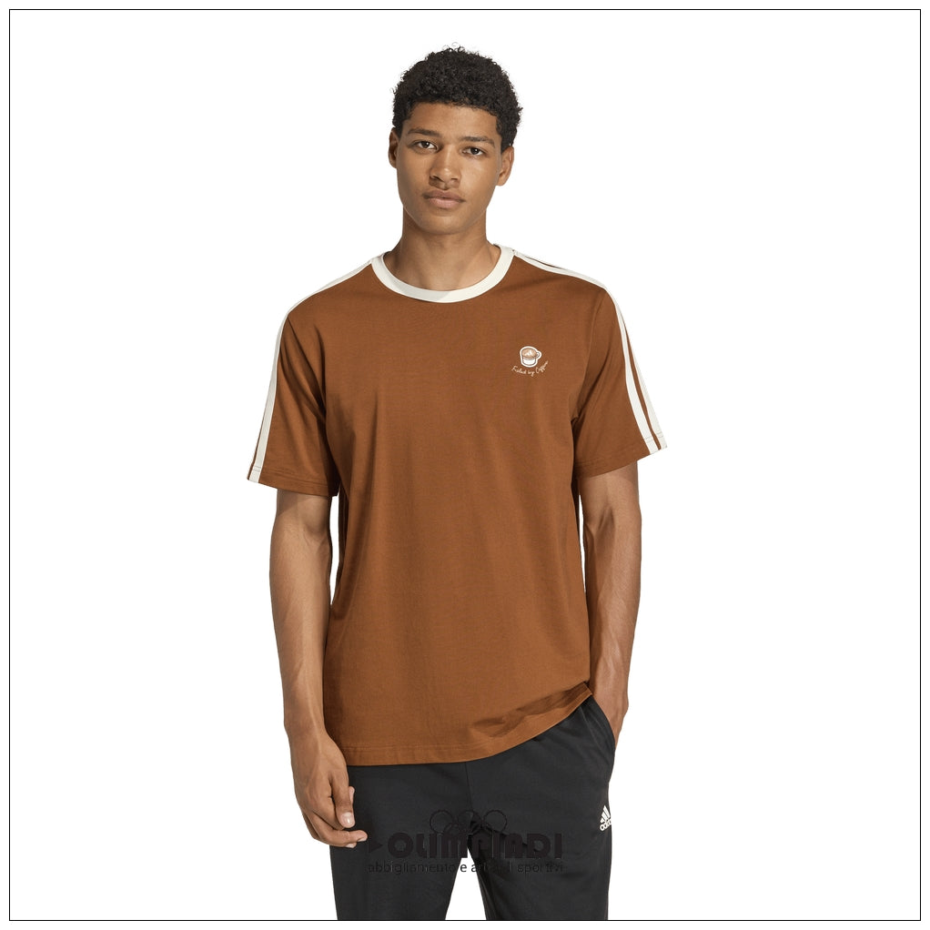 T-Shirt Uomo Adidas Coffee Cup Graphic - JZ5070 | Dusty Brown