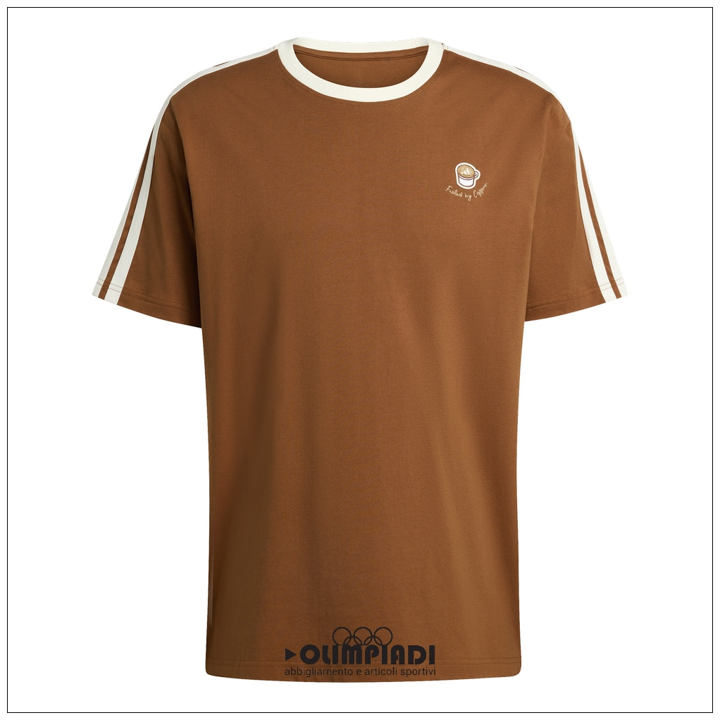 T-Shirt Uomo Adidas Coffee Cup Graphic - JZ5070 | Dusty Brown
