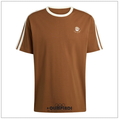 T-Shirt Uomo Adidas Coffee Cup Graphic - JZ5070 | Dusty Brown
