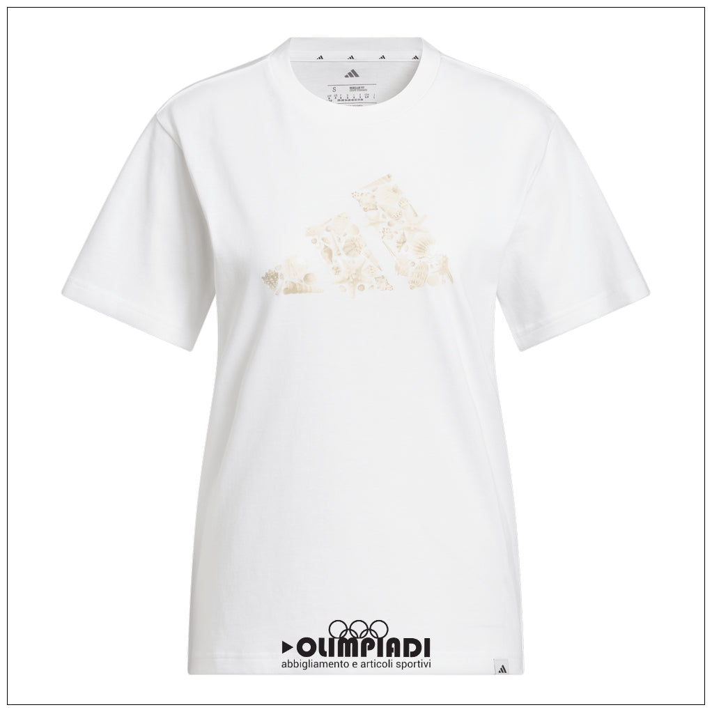T-Shirt Donna Adidas Big Logo Tee - KB2429 | Bianco
