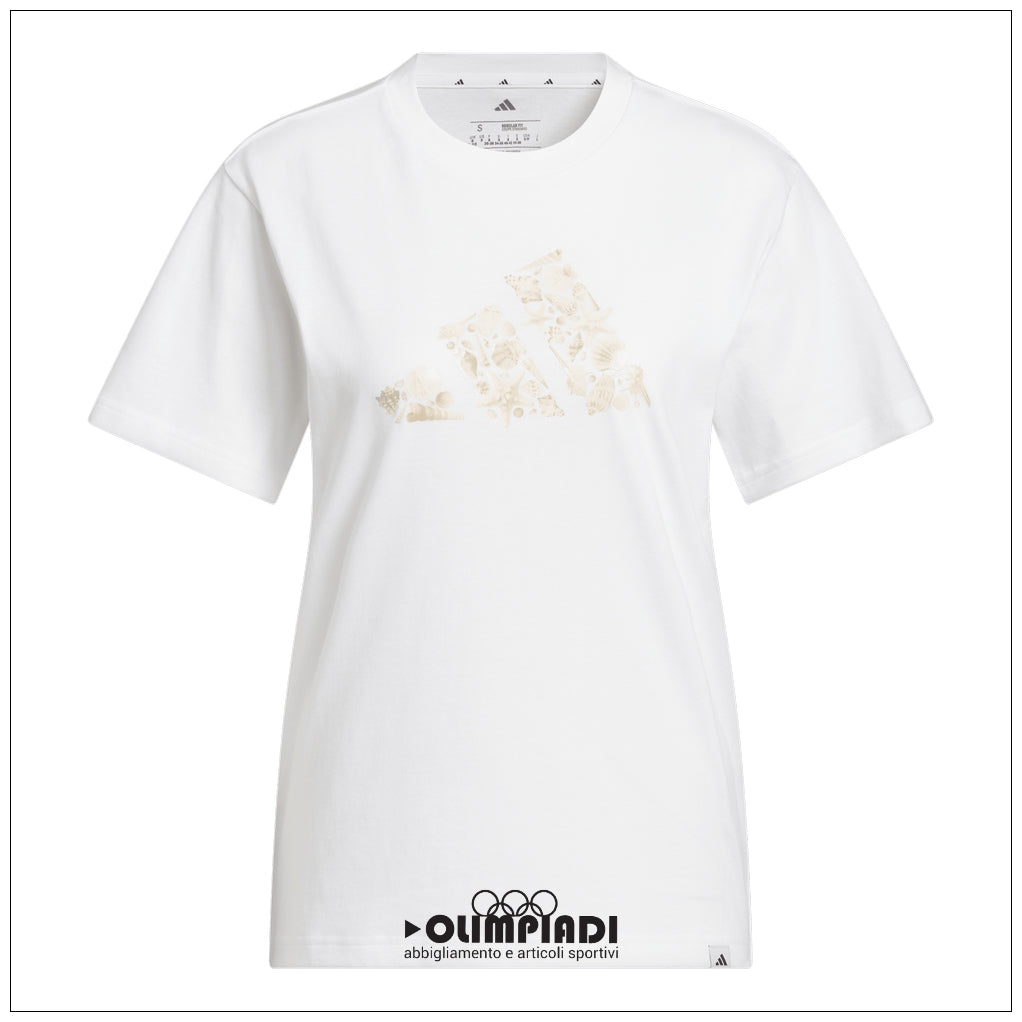 T-Shirt Donna Adidas Big Logo Tee - KB2429 | Bianco
