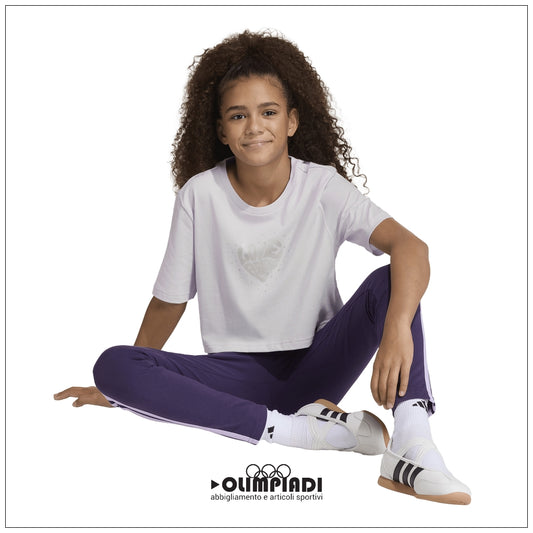 T-Shirt Ragazza Adidas Glam Tee - KA2971 | Lilla (Ice Lavender)