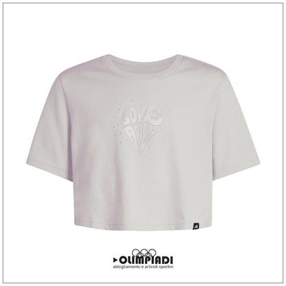 T-Shirt Ragazza Adidas Glam Tee - KA2971 | Lilla (Ice Lavender)