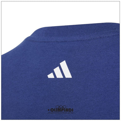 T-Shirt Ragazzo Adidas Collegiate Tee - JL6138 | Blu Scuro