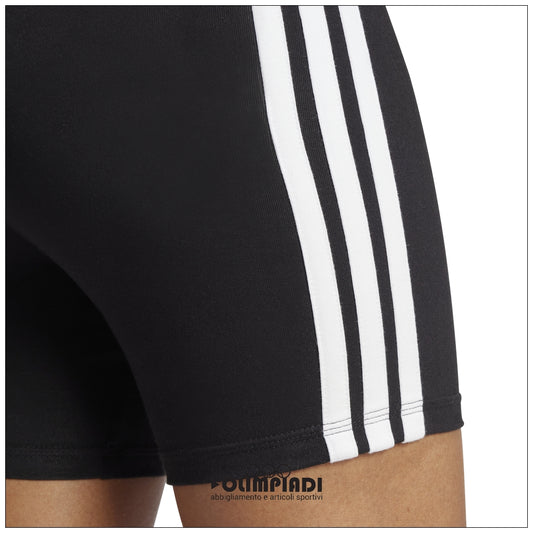 Pantaloncini Donna Adidas Essentials 3-Stripes Shorts - JE1223 | Nero
