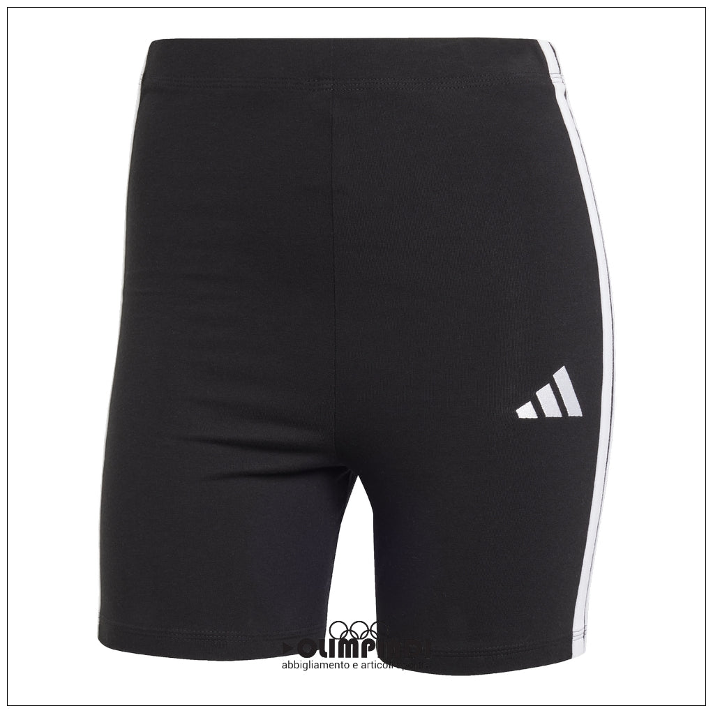 Pantaloncini Donna Adidas Essentials 3-Stripes Shorts - JE1223 | Nero