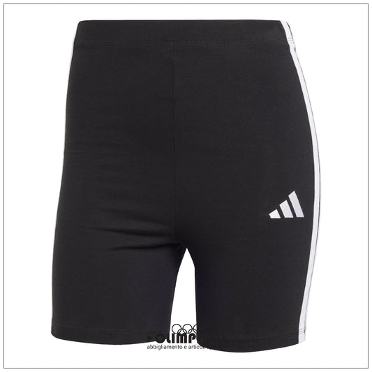 Pantaloncini Donna Adidas Essentials 3-Stripes Shorts - JE1223 | Nero
