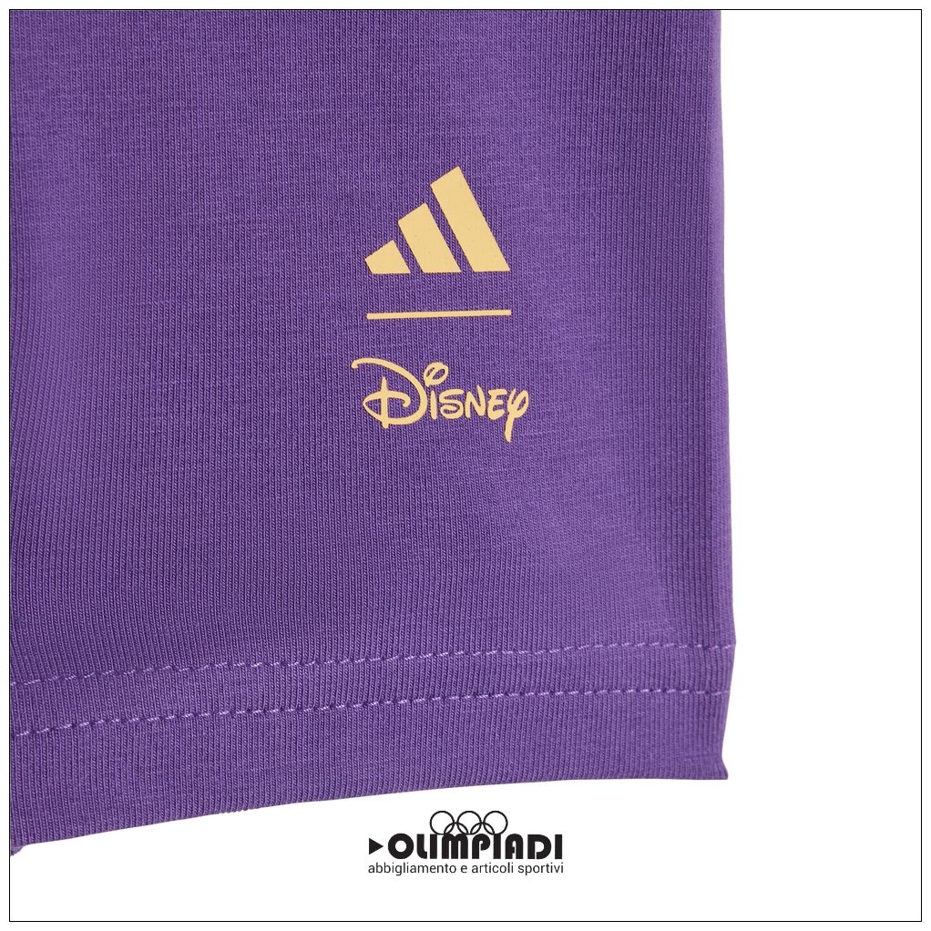 Completo Neonato Adidas Disney Mickey Mouse Jogger - JZ3549 | Bianco, Giallo e Viola