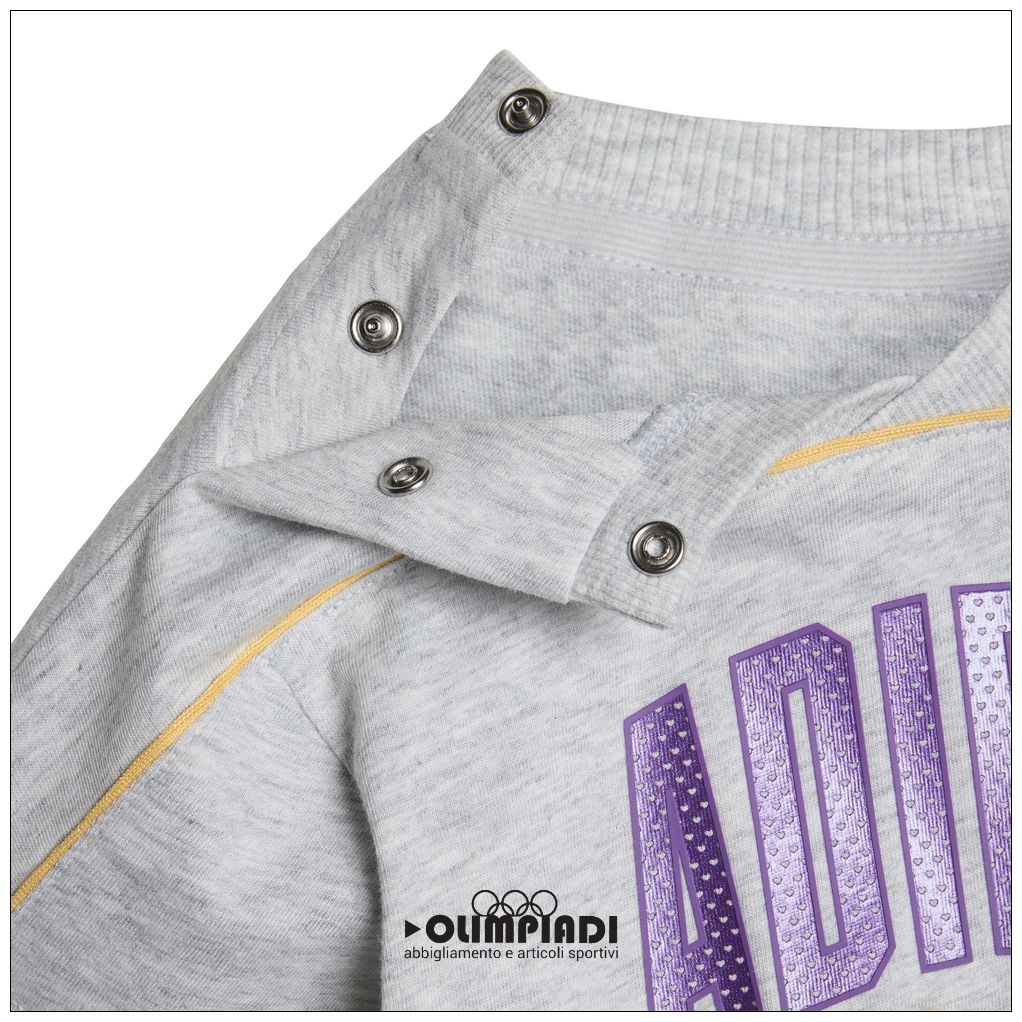 Completo Neonato Adidas Disney Mickey Mouse Jogger - JZ3549 | Bianco, Giallo e Viola
