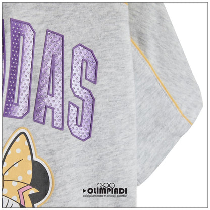 Completo Neonato Adidas Disney Mickey Mouse Jogger - JZ3549 | Bianco, Giallo e Viola