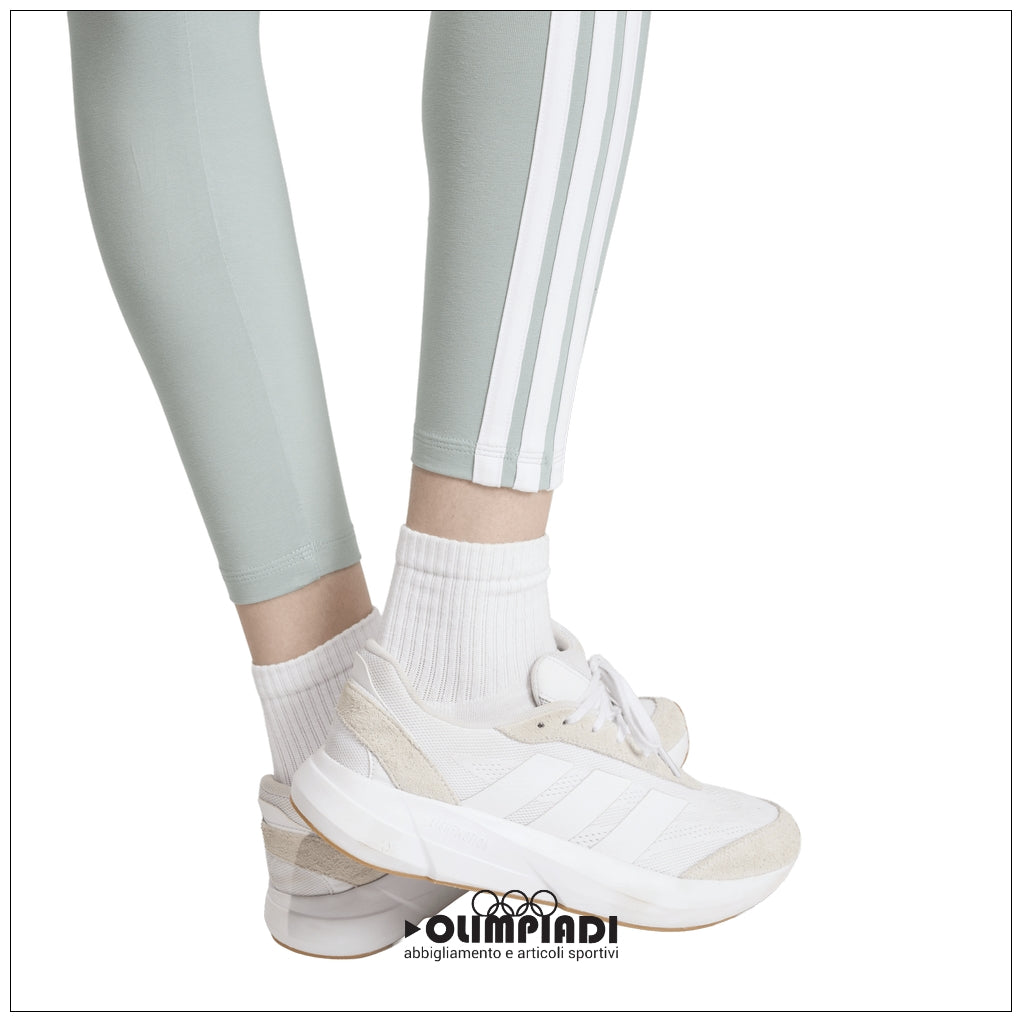Leggings Donna Adidas Essentials 3-Stripes - KC5176 | Azzurro Pastello
