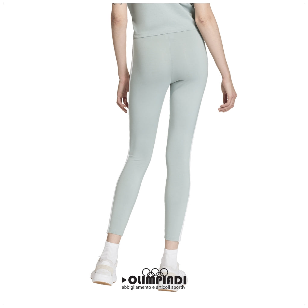 Leggings Donna Adidas Essentials 3-Stripes - KC5176 | Azzurro Pastello