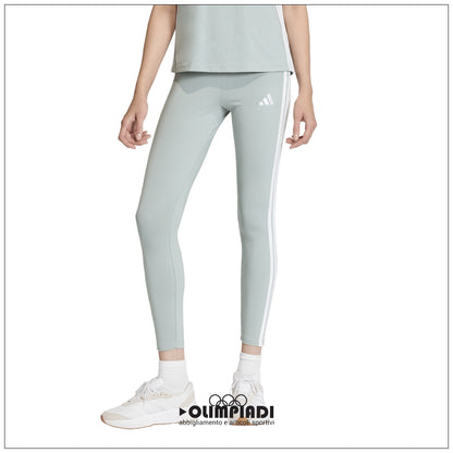 Leggings Donna Adidas Essentials 3-Stripes - KC5176 | Azzurro Pastello