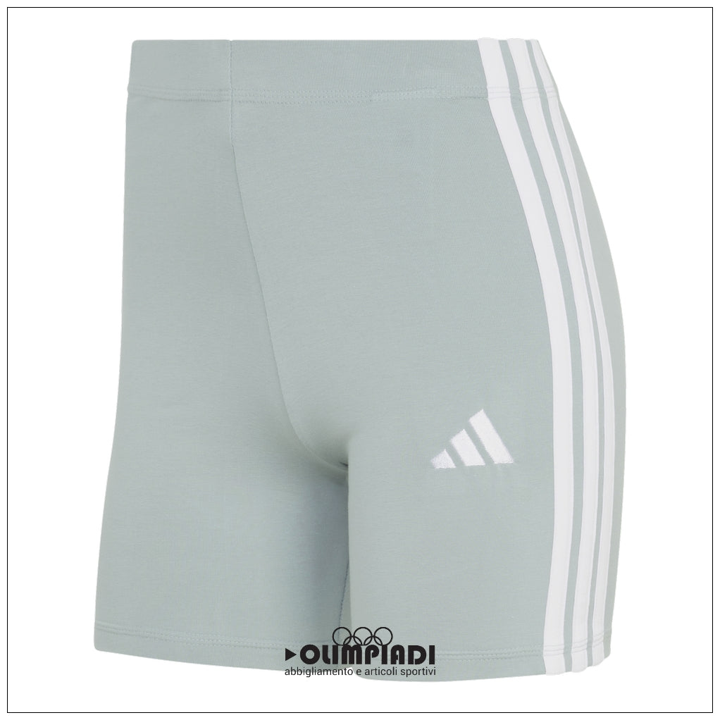 Pantaloncini Ciclista Donna Adidas Essentials 3-Stripes - KC5190 | Azzurro Pastello
