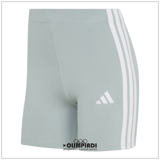 Pantaloncini Ciclista Donna Adidas Essentials 3-Stripes - KC5190 | Azzurro Pastello