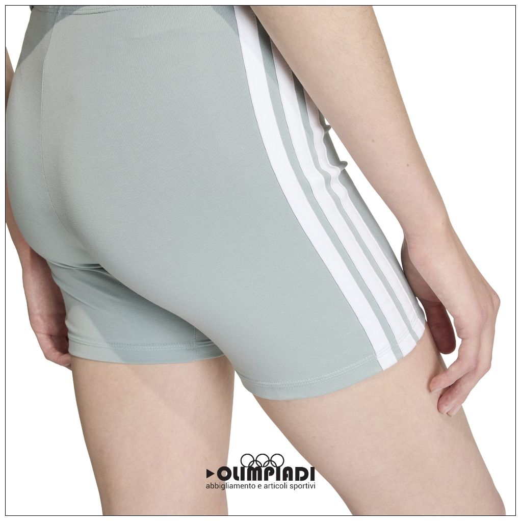 Pantaloncini Ciclista Donna Adidas Essentials 3-Stripes - KC5190 | Azzurro Pastello