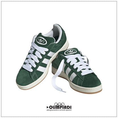 Scarpe Sneakers Unisex Adidas Campus 00s - H03472 | Verde Scuro