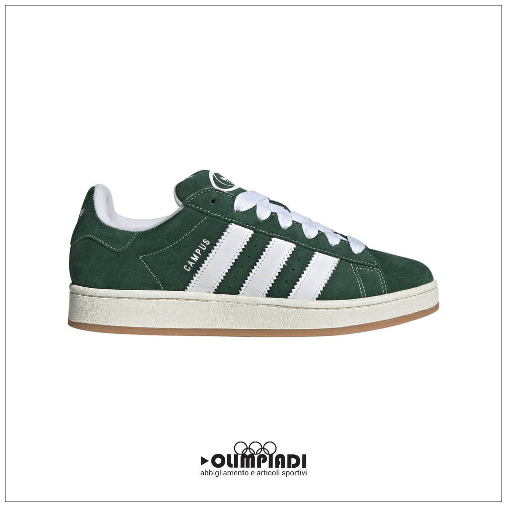 Scarpe Sneakers Unisex Adidas Campus 00s - H03472 | Verde Scuro