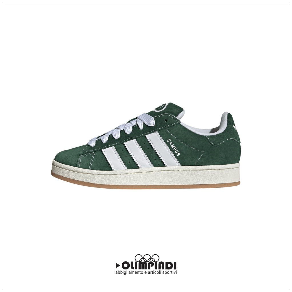Scarpe Sneakers Unisex Adidas Campus 00s - H03472 | Verde Scuro