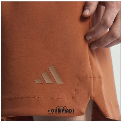 Pantaloncini Uomo Adidas Studio Lounge Shorts - KF8582 | Ruggine