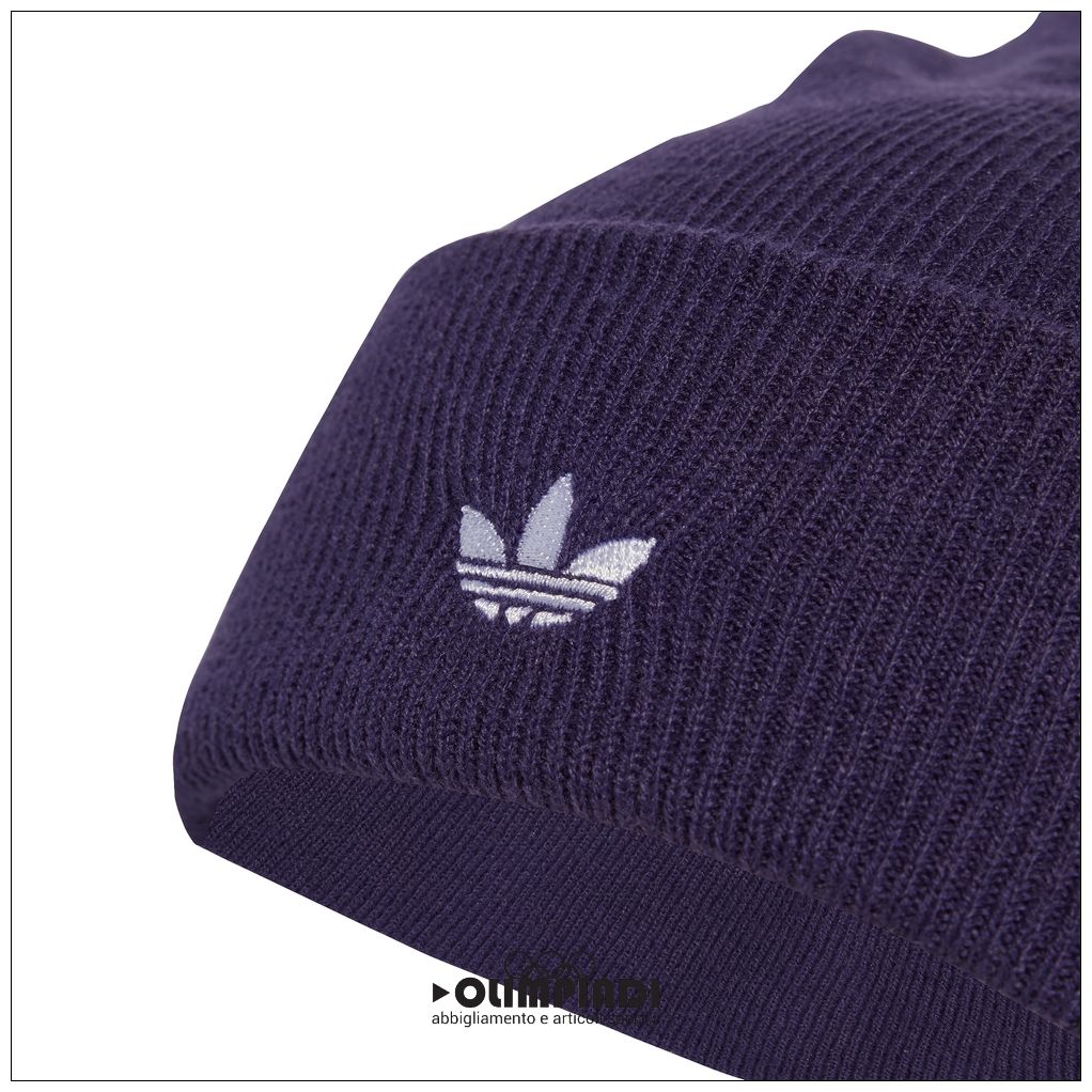 Cappello Cuffia Adidas Adicolor Beanie - JZ4982 | Viola Scuro