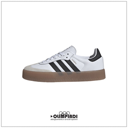 Scarpe Sneakers Donna Adidas Sambae - JI1349 | Bianco e Nero