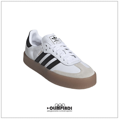 Scarpe Sneakers Donna Adidas Sambae - JI1349 | Bianco e Nero