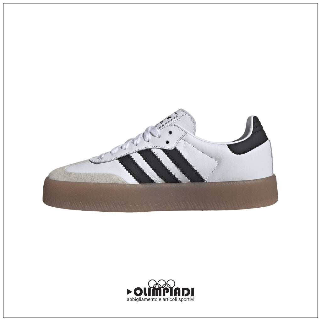 Scarpe Sneakers Donna Adidas Sambae - JI1349 | Bianco e Nero