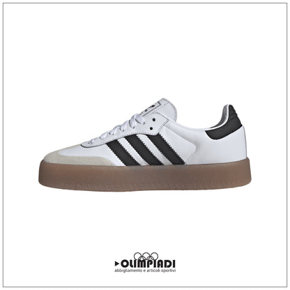 Scarpe Sneakers Donna Adidas Sambae - JI1349 | Bianco e Nero