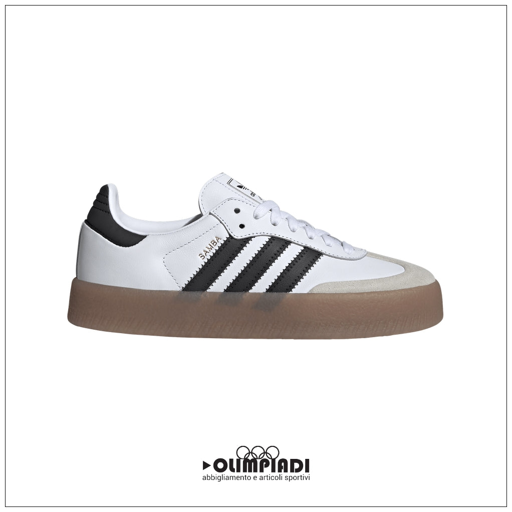 Scarpe Sneakers Donna Adidas Sambae - JI1349 | Bianco e Nero