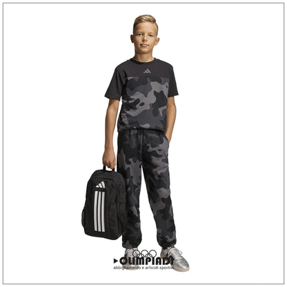 T-Shirt Ragazzo/a Adidas Camo Tee - KS1518 | Nero e Carbon