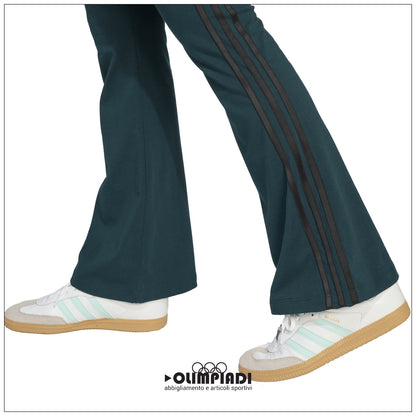 Leggings Svasati Donna Adidas Originals Flare - JV8617 | Verde Scuro