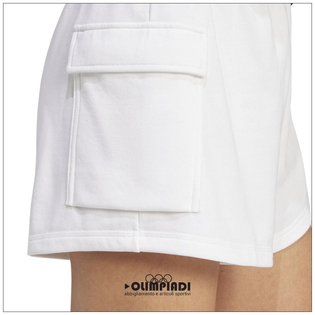 Pantaloncini Donna Adidas French Terry Shorts - JD9945 | Bianco