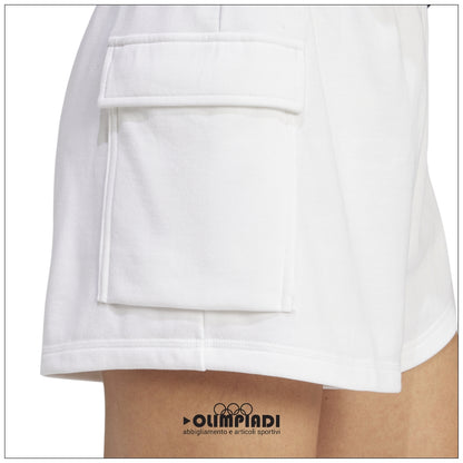 Pantaloncini Donna Adidas French Terry Shorts - JD9945 | Bianco