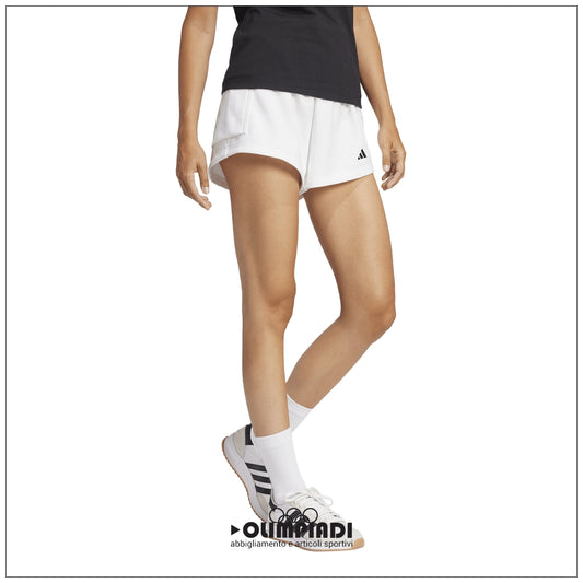 Pantaloncini Donna Adidas French Terry Shorts - JD9945 | Bianco