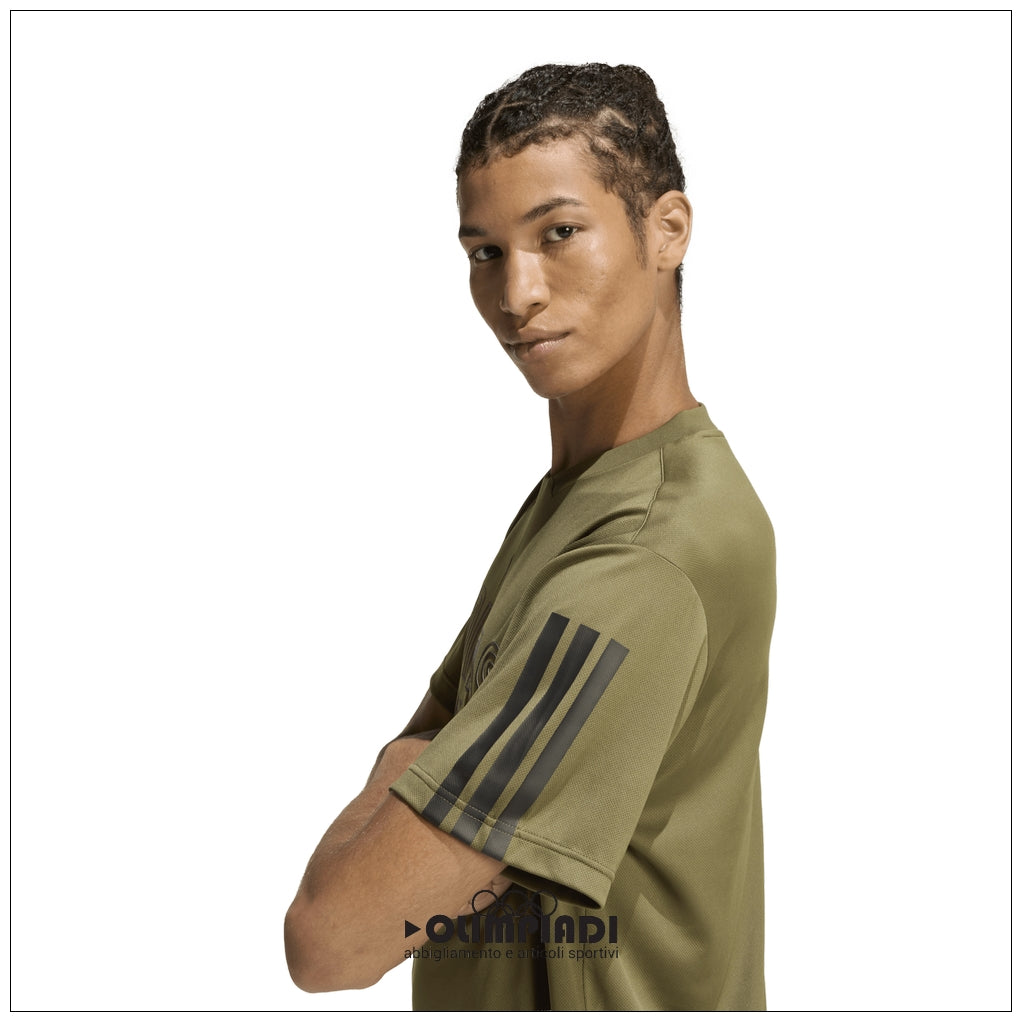 T-Shirt Uomo Adidas Tiro Wordmark - KB1598 | Verde Oliva