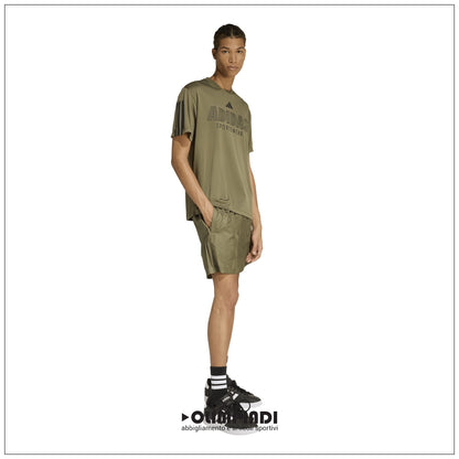 T-Shirt Uomo Adidas Tiro Wordmark - KB1598 | Verde Oliva