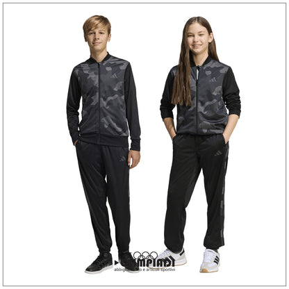 Tuta Sportiva Ragazzo/a Adidas Camo Tracksuit - KR9054 | Nero