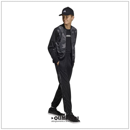 Tuta Sportiva Ragazzo/a Adidas Camo Tracksuit - KR9054 | Nero