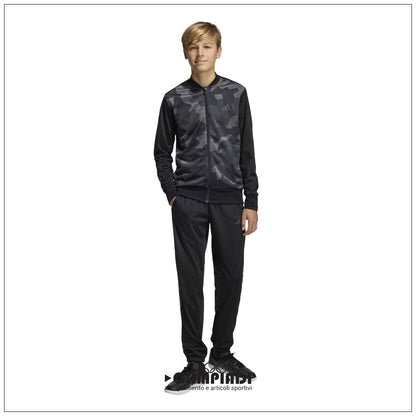 Tuta Sportiva Ragazzo/a Adidas Camo Tracksuit - KR9054 | Nero