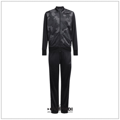 Tuta Sportiva Ragazzo/a Adidas Camo Tracksuit - KR9054 | Nero