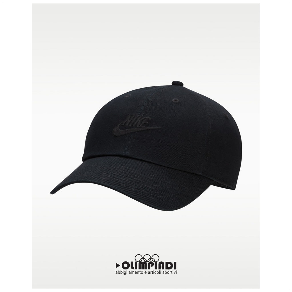 Cappellino Unisex Nike Club Cap - FB5368-010 | Nero