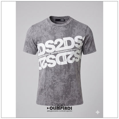 T-Shirt Uomo DS2 Drop Season 2 Maltinto - SS26264 | Grigio